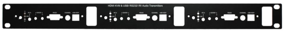 

Панель SC&T TPN003BT монтажная панель 19"(1U), для установки трех передатчиков HKM02BT, TPN003BT