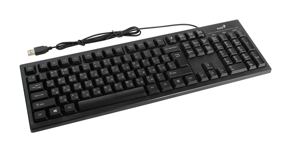 

Клавиатура Genius Smart KB-101 31300006414 USB, 104 клавиши, кнопка SmartGenius, клавиши с увеличенным ходом, кабель 1.5 м., цвет: черный, Smart KB-101