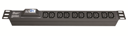 

Блок розеток 19", 8 розеток DKC R519IEC8CBC14 10A с автоматом 1P Вых: 8хC13, Вх:C14X2м, "RAM telecom", R519IEC8CBC14