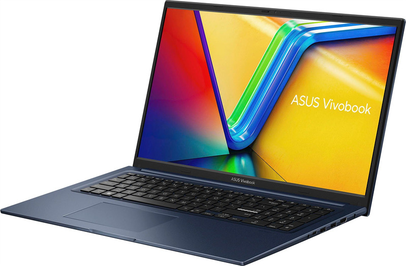 

Ноутбук ASUS Vivobook 17 X1704ZA-AU343 90NB10F2-M00DF0 i5-1235U/16GB/512GB SSD/Iris Xe Graphics/17.3" FHD IPS/WiFi/BT/RU/EN kbrd/noOS/Quiet Blue, Vivobook 17 X1704ZA-AU343