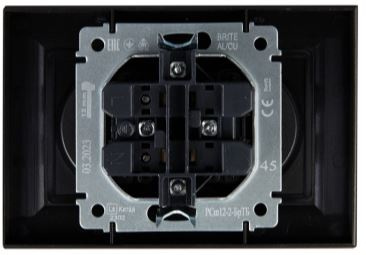 фото Розетка двухместная без заземления в сборе IEK BR-R23-10-K45-F в Ростове-на-Дону