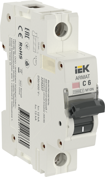 фото Автоматический выключатель  IEK AR-M10N-1-C006 в Челябинске
