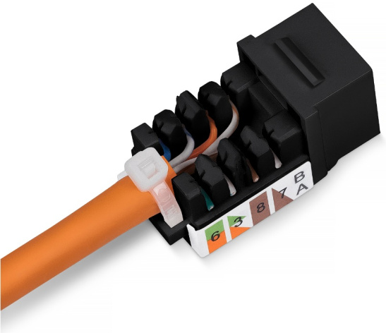 фото Модуль  Cabeus KJ-RJ45-Cat.5e-90-SW-BK в Челябинске