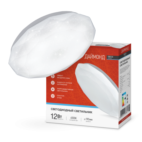 Изображение товара Светильник IN HOME DECO DIAMOND Накладной потолочно-настенный