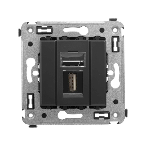 Изображение товара Розетка DKC 4412403 USB 2.0 одиночная в стену