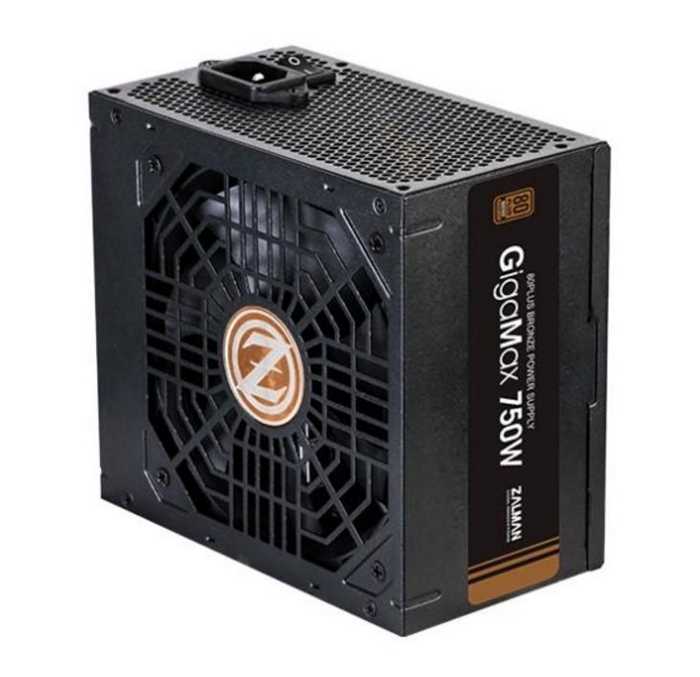 

Блок питания ATX Zalman ZM750-GVII 750W, EPS, APFC, fan 120mm, 80+ Bronze, Retail, ZM750-GVII