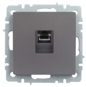 фото Розетка компьютерная IEK BR-K10-1-K46