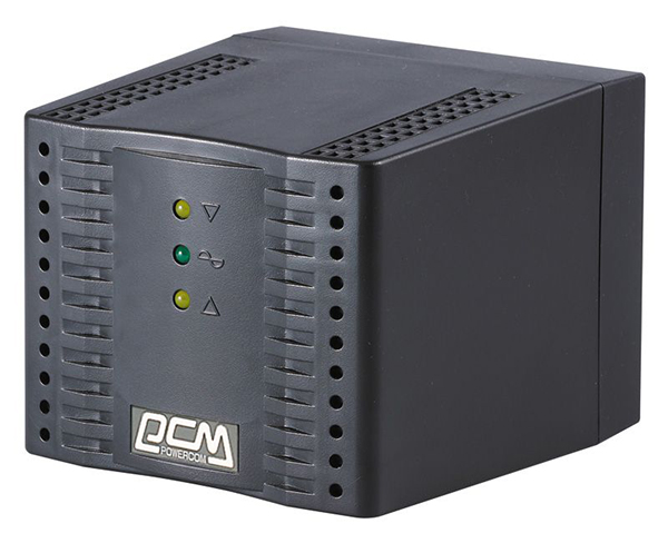 

Стабилизатор Powercom TCA-2000-Black Tap-Change, 2000VA/1000W, чёрный, TCA-2000-Black