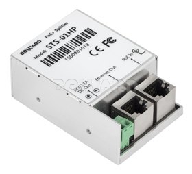 Сплиттер PoE Beward STS-01HP IEEE 802.3 af/at (25 Вт), 1 порт, до 100 м, 12 В (DC), защита выхода питания от КЗ и перегрузки, защита от электростатики