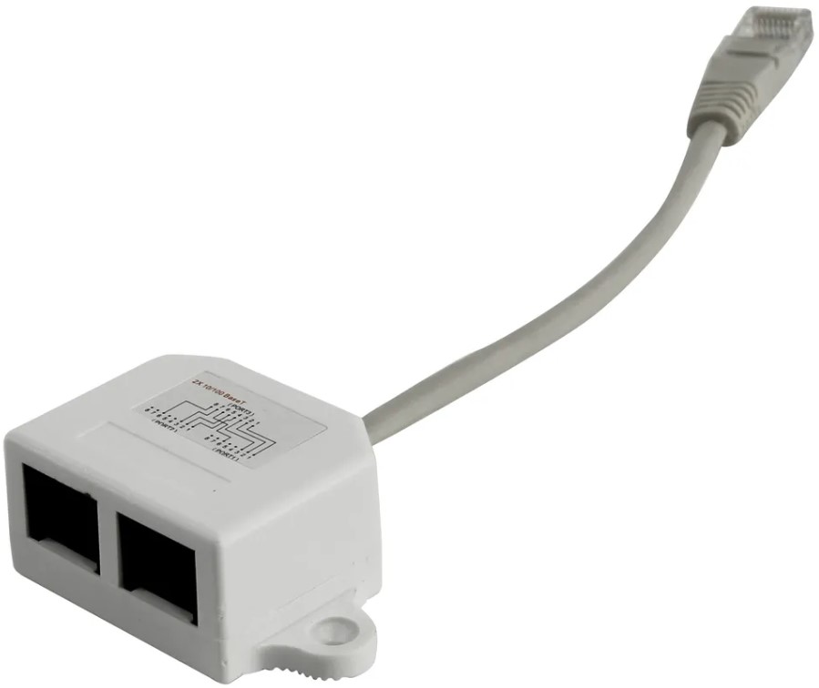 

Разветвитель 5bites LY-SB026B-A (сплиттер) 1*RJ45 T568A/T568B -> 2*RJ45 10/100 BASE-T, LY-SB026B-A