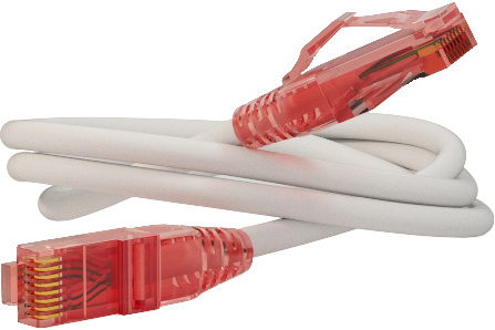 фото Кабель патч-корд U/UTP 5e кат. 2м Hyperline PC-LPM-UTP-RJ45-RJ45-C5e-2M-LSZH-WH в Уфе