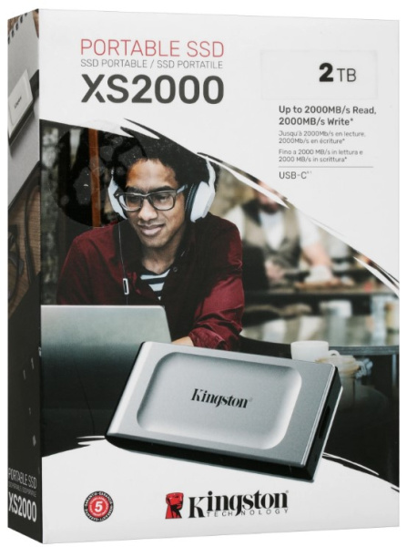фото Внешний SSD USB 3.2 Gen 2 Type-C Kingston XS2000 BOC в Казани 1000 ГБ
