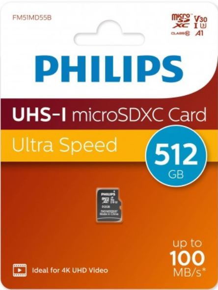 фото Карта памяти MicroSDXC 512GB Philips FM51MD55B/97 в Ростове-на-Дону