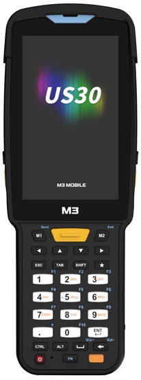 

Терминал сбора данных M3 Mobile US300D-T2CWSE-HF Android 13.0 GMS, WVGA, Wi-Fi 6, SE4770 2D Imager Scanner(Straight Shooter/0° Scan), 16MP Rear Cam, B, US300D-T2CWSE-HF