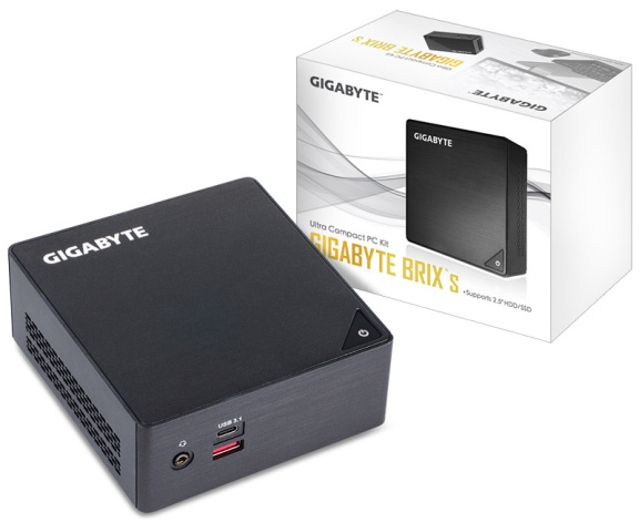 фото Неттоп GIGABYTE GB-BKi7HA-7500 (Intel Core i7 7500 (4/4; 3,4ГГц; 6Мб), 2.7ГГц, DDR4, Intel HD Graphics 620, Не установлена) [GB-BKi7HA-7500]