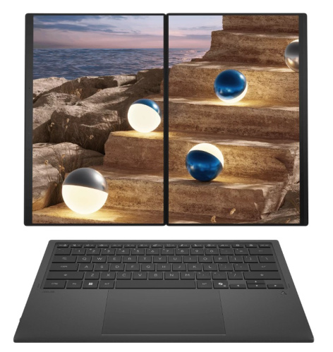 фото Ноутбук ASUS Zenbook Duo UX8407AA-SN197X 14" (Intel Core Ultra X9, 32Гб LPDDR5X, SSD 2 Тб, Arc graphics, Windows 11 Профессиональная) Серый [90NB16V1-M00900]