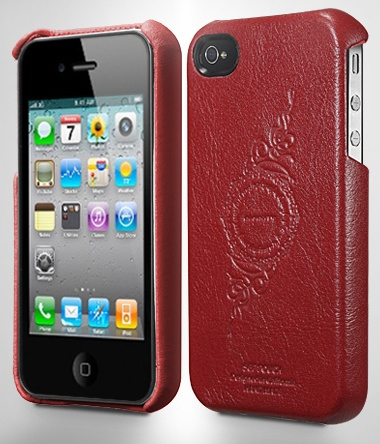 фото Чехол  SGP Genuine Leather Grip Infinity Red