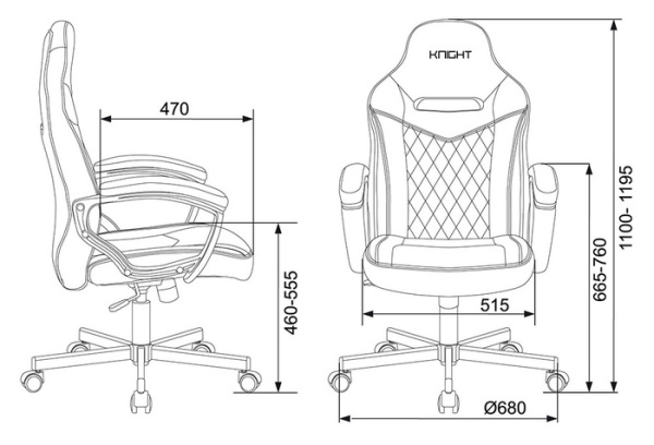 фото Кресло игровое Бюрократ VIKING 6 KNIGHT BL в Екатеринбурге