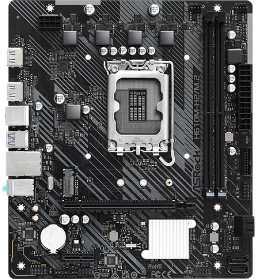 

Материнская плата mATX ASRock H610M-H2/M.2 (LGA1700, H610, 2*DDR4 (3200), 4*SATA, M.2, 2*USB 3.2, 4*USB 2.0, PCIe x16, PCIe x1, 2*HDMI), H610M-H2/M.2