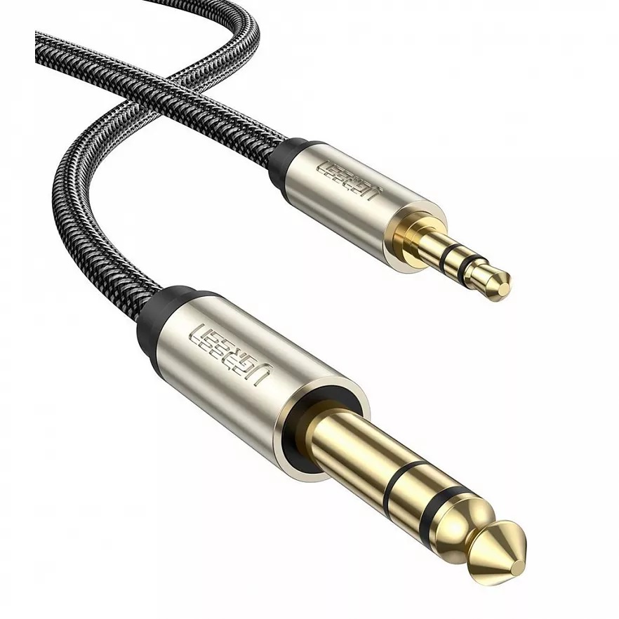 

Кабель интерфейсный UGREEN AV127 10630_ 3.5mm to 6.35mm TRS Stereo Audio. Длина: 5м. Цвет: серый, AV127