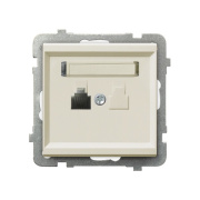 фото Розетка Ospel GPT-1R/m/27