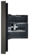 фото Розетка USB IEK FP-U21-D31-K03