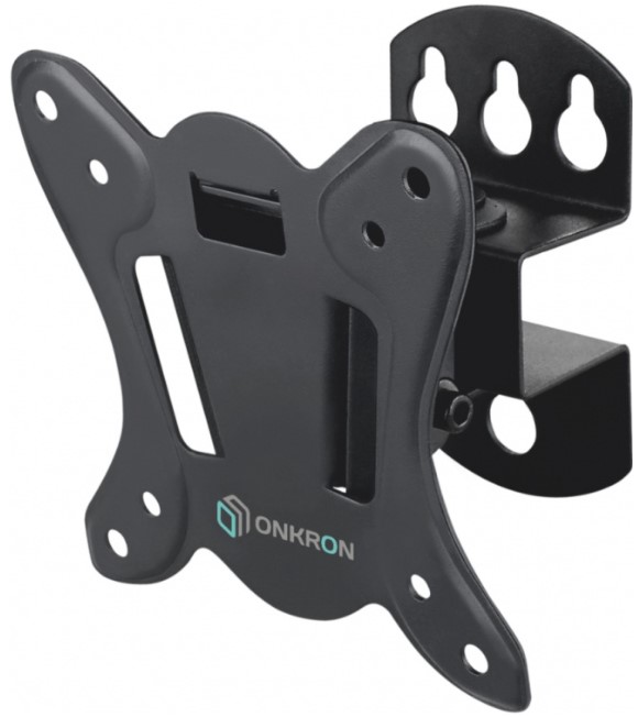 

Кронштейн ONKRON NP13 10-32'' макс 100*100 мм, наклон -+ 8, поворот: 45°, от стены 85 мм, макс вес 25кг, черный, NP13
