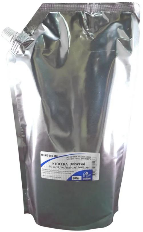 

Тонер B&W (Black&White) KST-210-900-bag для Kyocera Universal (TK-17/18/1xx/3xx/4xx/11x0/1200/31x0) (пакет 900г) фас.Россия, KST-210-900-bag