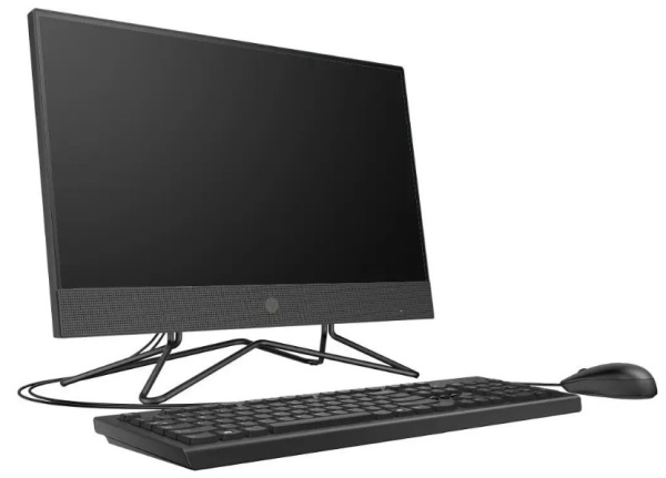 фото Моноблок 21.5" HP 200 G4 (Intel Core i5 1235U, 16ГБ SODIMM DDR4, SSD 512 ГБ, Intel Iris Xe, Windows 11 Профессиональная) Черный [6D418EA/16GB/W11P]
