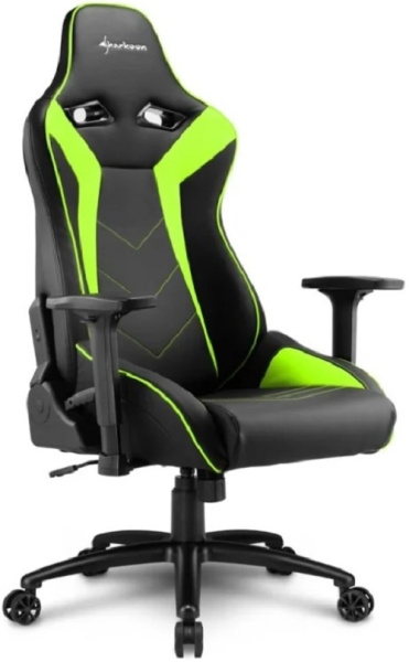 фото Кресло игровое Sharkoon ELBRUS-3-BK/GN в Екатеринбурге