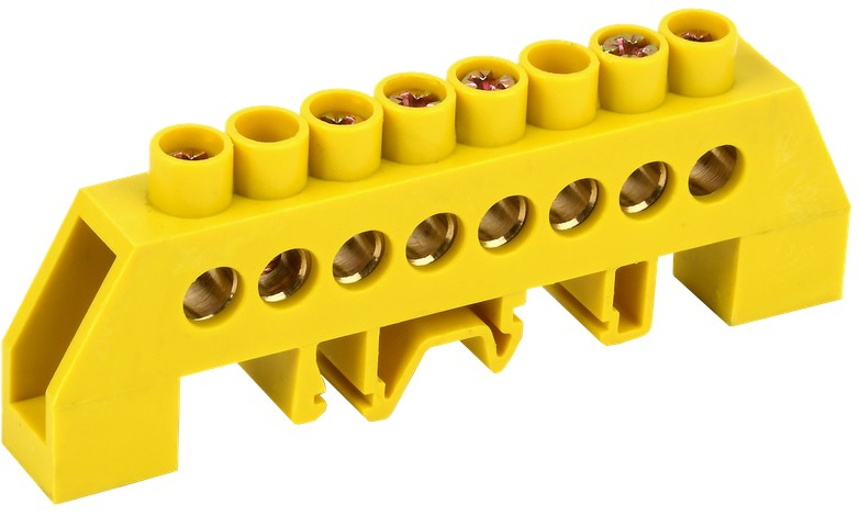 

Шина IEK ШНИ-8х12-8-КС-Ж Шина PE земля комбинированный DIN-изолятор типа Стойка (YNN10-812-8DP-K05), ШНИ-8х12-8-КС-Ж