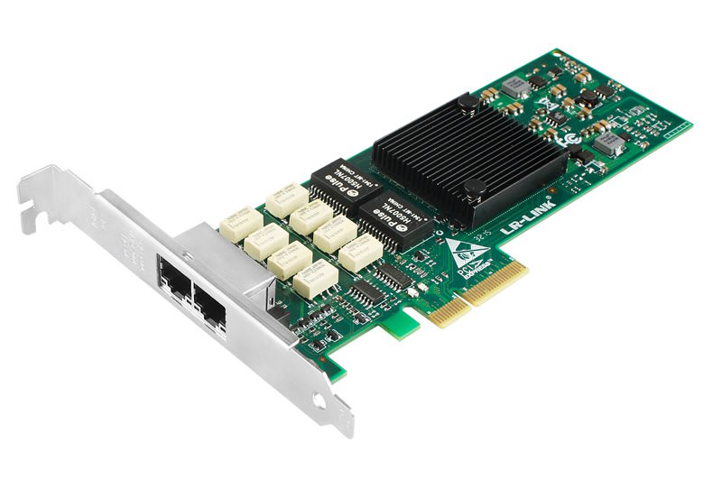 

Сетевая карта LR-LINK LREC9712HT-BP PCIe x4 1G Dual-Port Bypass Adapter, LREC9712HT-BP