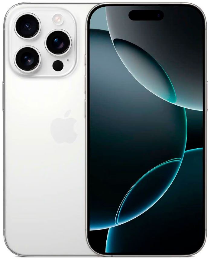 

Смартфон Apple iPhone 16 Pro 1TB MYN93 White Titanium, iPhone 16 Pro 1TB