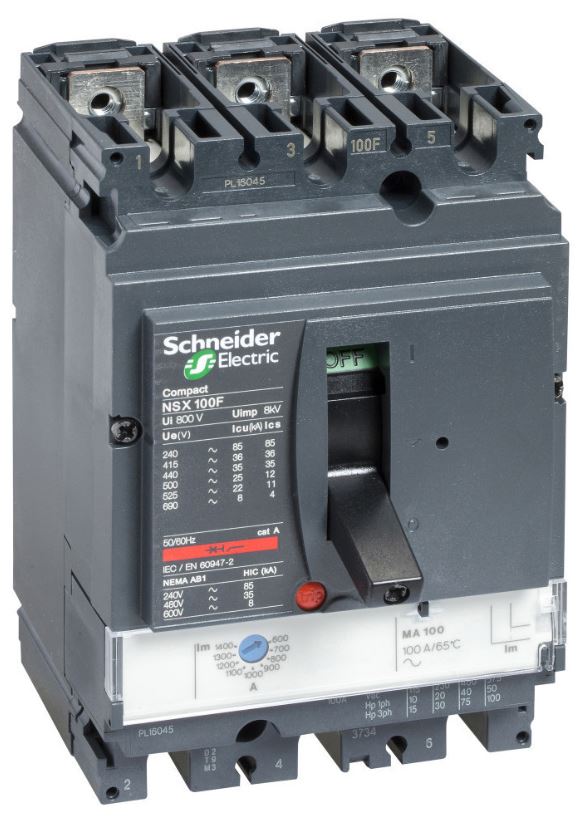 

Автоматический выключатель Schneider Electric LV429750 MA100 3P 3Т, LV429750