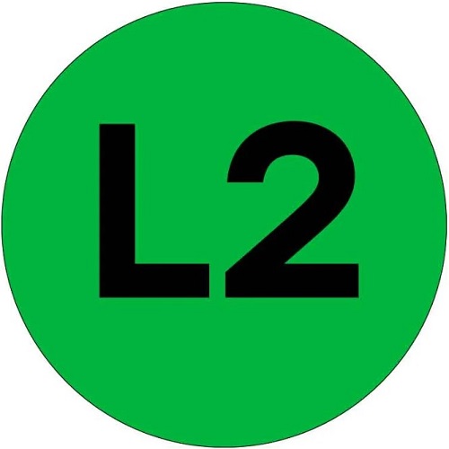 

Наклейка EKF an-2-15-1 "L2" (d20) PROxima, an-2-15-1