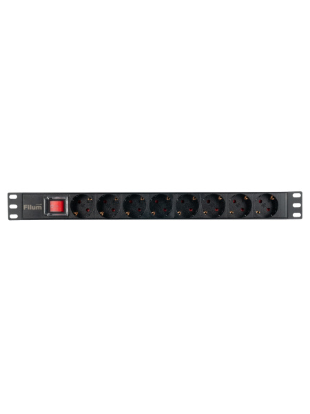 фото Блок розеток 19", 8 розеток Filum FL-PDU19-8SCH-PS-2MC14 в Красноярске