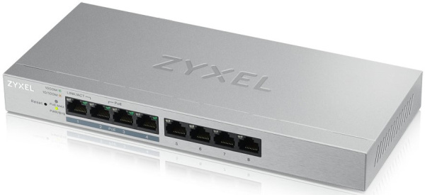 фото Коммутатор управляемый ZYXEL GS1200-8HPV2-EU0101F в Омске