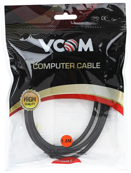 фото Кабель интерфейсный DisplayPort-DVI VCOM CG606-1.8M в Перми