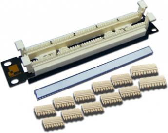 

Кросс-панель Lanmaster LAN-RS110-50FT/10 110 типа, 50 пар, 10", 1U, с модулями, LAN-RS110-50FT/10
