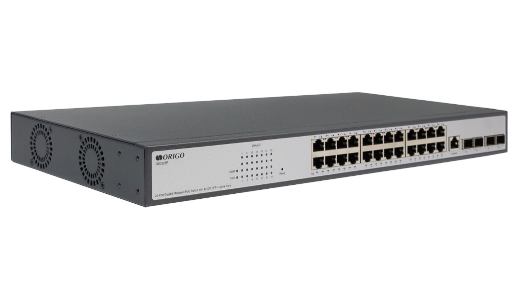 

Коммутатор управляемый ORIGO OS3228P/370W/A1A 24x1000Base-T PoE, 4x10GBase-X SFP+, PoE Budget 370W, RJ45 Console, 19" w/brackets, L3, OS3228P/370W/A1A
