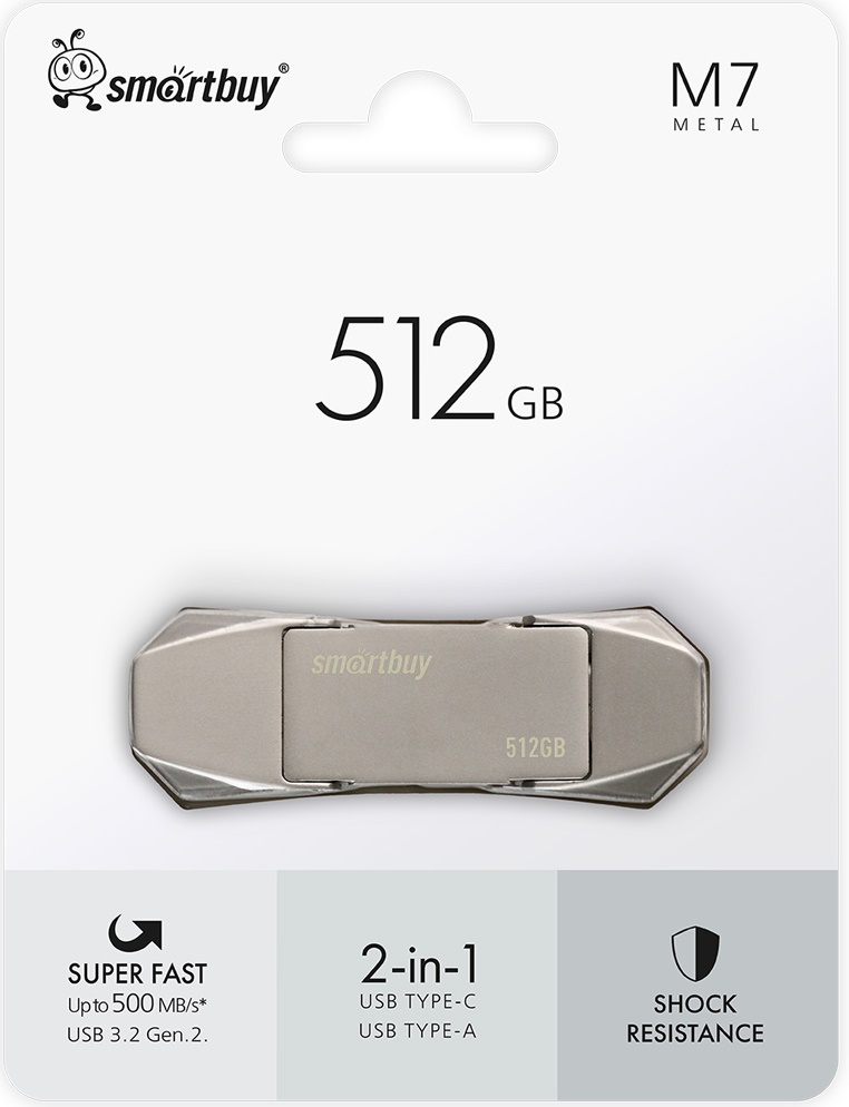 

Накопитель USB 3.2 512GB SmartBuy M7, M7