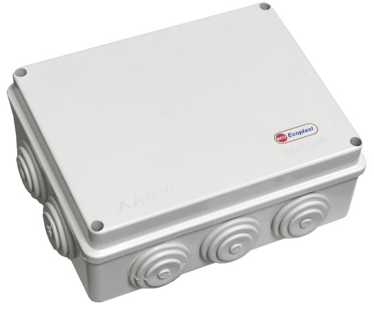 Изображение товара Коробка Ecoplast 44006 для электроустановок с 6 отверстиями