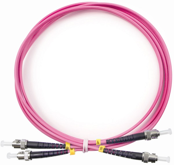 

Кабель патч-корд волоконно-оптический Cabeus FOP-50-OM4-ST-ST-2m duplex, ST-ST 50/125 mm OM4, 2м, LSZH, FOP-50-OM4-ST-ST-2m