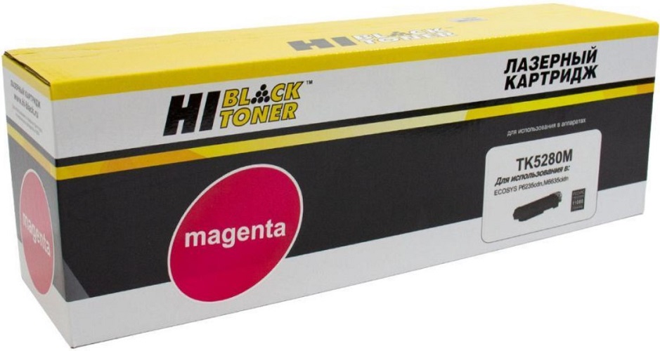 

Тонер-картридж Hi-Black 4100603182 (HB-TK-5280M) для Kyocera ECOSYS P6235/M6235/M6635, M, 11K, 4100603182