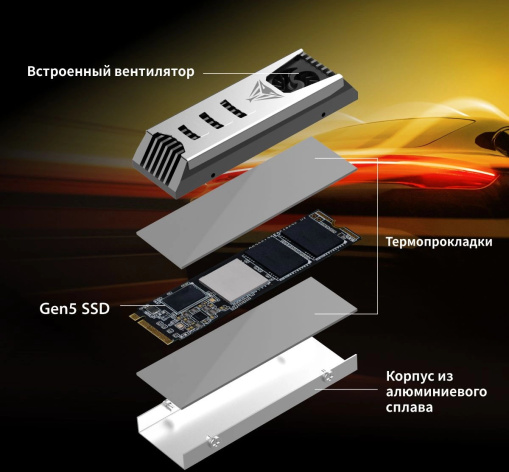 фото Накопитель SSD M.2 2280 Patriot Memory PV553P1TBM28H в Екатеринбурге 1000 ГБ