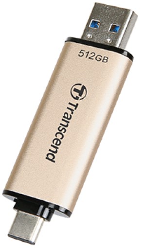 

Накопитель USB 3.2 512GB Transcend JF930C Pen Drive, TLC, High Speed, Type-C, JF930C