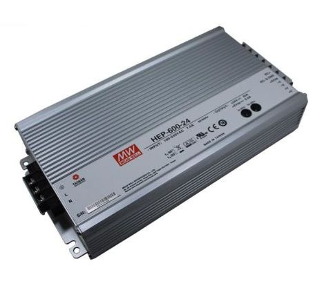Изображение товара Преобразователь Mean Well HEP-600-24 600 Вт импульсный стабилизатор электроники