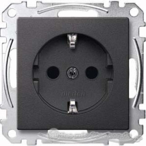 Изображение товара Розетка Schneider Electric MTN2301-0414 серия Merten System M одинарная с заземлением