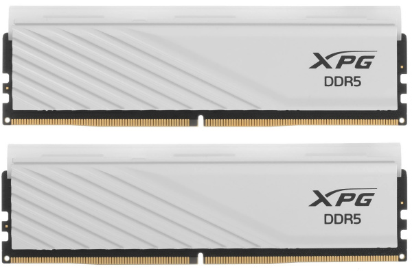 фото Оперативная память DDR5 64 ГБ (2×32 ГБ) ADATA XPG Lancer Blade White RGB, 5600 МГц, [AX5U5600C4632G-DTLABWH] в Краснодаре