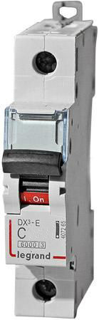Изображение товара Автоматический выключатель Legrand 407256 модульный IP20 1 А серия DX³-E